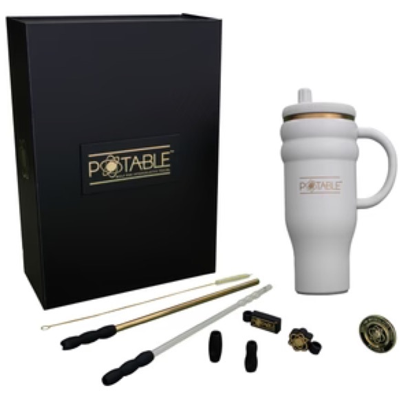NEW! Potable 40oz Tumbler in Stardust Cream